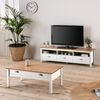 Mueble Tv Jade 3 Cajones Blanco/roble