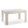 Mesa De Comedor Fija Kloe 140 Cm (largo) X 90 Cm (ancho) X 76 Cm (alto), Acabado Color Blanco