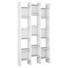 Estantería Librería Pisa Color Blanco, Para Salón, Comedor O Despacho, 96 Cm (ancho) 25 Cm (profundo) 192 Cm (altura)