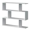 Estantería Librería Bolonia Color Blanco Brillo 6 Huecos, Para Salón, Comedor O Despacho, 110 Cm (ancho) 25 Cm (profundo) 97 Cm (altura)