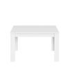 Mesa Extensible Fany Color Blanco, Mesa Comedor, 140/190 Cm (ancho) 90 Cm (profundo) 78 Cm (altura)