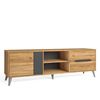 Mueble Tv Orly 2 Puertas Y 2 Cajones, Color Naturale