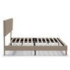 Estructura De Cama Tapizada Sorni De 30 Cm, 150x190 Cm, Beige