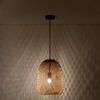 Lámpara De Techo Yumei De Bambú, Diametro 30 Cm