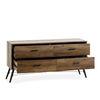 Mueble Tv Clavel 4 Cajones Color Rustic