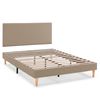 Cabecero + Base Tapizada Aura 140x190 Cm  Beige