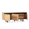 Mueble Tv Molina 3 Puertas Color Roble