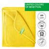 Manta 140x190cm 200gsm 100%algodon Amarillo Casa Benetton