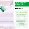 Hamman 80x165cm 350gsm 100%algodon Verde/gris Casa Benetton