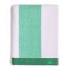 Toalla De Playa 90x160cm 450gsm Terry 100%algodon Verde Casa Benetton