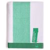 Toalla De Playa 90x160cm 450gsm Terry 100%algodon Verde Casa Benetton