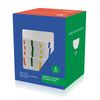 Set 4 Bols 650ml New Bone China Diseño Rayas De Colores Casa Benetton