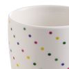 Set 4p Mugs 11cm 360ml New Bone China Diseño Puntos De Colores Casa Benetton