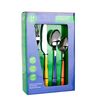 Set 24pc Cubertería Acero Inoxidable Mango Colores Casa Benetton