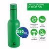 Botella De Agua 550ml Acero Inoxidable Verde Casa Benetton