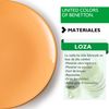 Vajilla De 18 Piezas De Loza Casa Benetton Naranja