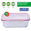 Hermético Rectangular 1.0l Borosilicato Casa Benetton