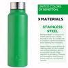 Botella Agua 750ml Acero Inoxidable Verde Casa Benetton