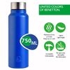 Botella Agua 750ml Acero Inoxidable Azul Casa Benetton