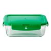 Fiambrera Benetton Rainbow Verde Polipropileno Vidrio De Borosilicato (840 Ml)