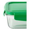 Fiambrera Rainbow Be Benetton 1860 Ml Verde Vidrio De Borosilicato