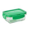 Tupper Cristal Benneton Set 3 Piezas Hermético Rectangular (330ml Tapa  Verde + 570ml Tapa Rojo + 1180ml Tapa Azul) Borosilicato Rainbow con  Ofertas en Carrefour