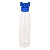 Botella De Agua 500ml Borosilicato Tapa Azul De Grifo Colección Rainbow