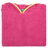 Poncho 100% Algodón Benetton Kids 85x85cm Rosa