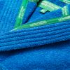 Albornoz Benetton Con Capucha M/l 360gsm 100% Algodón Azul Rainbow