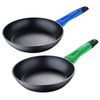 Set 2 Sartenes Aluminio Forjado Benetton Rainbow Ø20 Y Ø24 Cm Negro