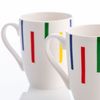 Set 2pc Taza 11cm Porcelana New Bone China