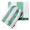 Set 2pc Toalla De Playa (toalla 90x160cm + Bolsa 144tc Hilo Teñido) Verde Rainbow Be