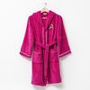 Albornoz Infantil 10-12a 100% Algodón Benetton 380gsm Rosa Pink Kids