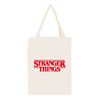 Bolso De Tela Stranger Things Blanco