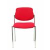 Silla Confidentevillalgordo Bali Rojo Chasis Cromo