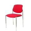 Silla Confidentevillalgordo Bali Rojo Chasis Cromo