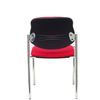 Silla Confidentevillalgordo Bali Rojo Chasis Cromo