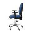 Silla De Oficina Elche S 24 Horas Similpiel Azul