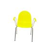 Pack 4 Silla Confidente Ves Plástico Amarillo