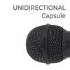 Biwond Mic Karaoke St12 Pack 2x Micrófonos (cápsula Unidireccional, Conector Jack 6.3 Mm, 2.5m Cable, Alta Calidad) - Negro