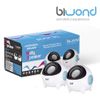 Biwond Altavoz Gaming Wally Speaker (pack 2 Altavoces Multimedia Usb 2.0, 3.5w, Compactos, Conexión Jack 3.5mm Y Usb) - Blanco