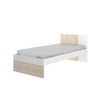 Conjunto De Dormitorio Dina Pack 6 Armario + Cómoda + Mesita + Cama Blanco/natural