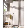 Armario Multiusos 1 Puerta - Fit - 190x39x35 - Blanco