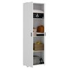 Armario Multiusos 2 Puertas Y 3 Estantes - Fit - 190x61x35 - Blanco