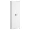 Armario Multiusos 2 Puertas Y 6 Estantes - Fit - 190x61x35 - Blanco