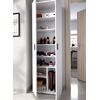 Armario Multiusos 2 Puertas Y 6 Estantes - Fit - 190x61x35 - Blanco con  Ofertas en Carrefour