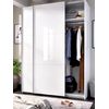 Armario 2 Puertas Corredera 150 - Slide - 204x150x65 - Blanco Brillo