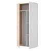 Armario 2 Puertas - Dina - 205x90x52 - Natural / Blanco