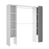 Kit Vestidor Con Cortina - Suit - 205x180x50 - Blanco