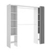 Kit Vestidor Con Cortina - Suit - 205x180x50 - Blanco